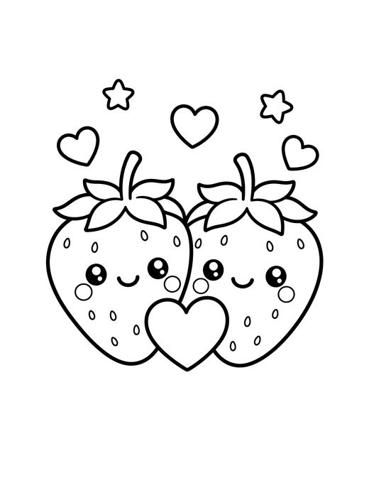 Simple bold coloring page from Easy Peasy Coloring